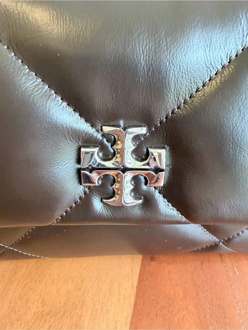 🤎✨ TRENDING NWT Tory Burch Small Kira Diamond Quilt Bag Cocoa MSRP $575